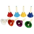 thumbnail image 5 of CIMAXIC Party 8pcs Hand Bells for Kids 8 Note Metal Handbells Set Music Handbells Party Percussion Instruments,4.33"X1.97"X1.97", 5 of 5