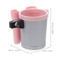 thumbnail image 2 of HINTRMENT Water Bottle Holder for Bicycle Modern Pink Plastic Durable and Nonslip 1Pack, 2 of 8
