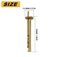 50 Pcs Hammer Drive Nail-in Anchors, 0.23x1.96 Inch Concrete Expansion ...