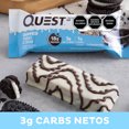 thumbnail image 2 of Quest Barra Cubierta sabor Galletas con Crema - CJ con 12, 2 of 2