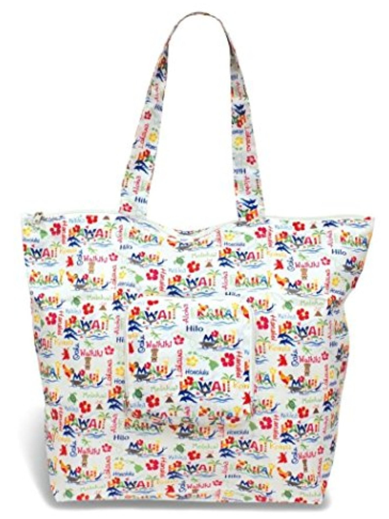 To The Islands Hawaiian Adventure Deluxe Foldable Travel Tote