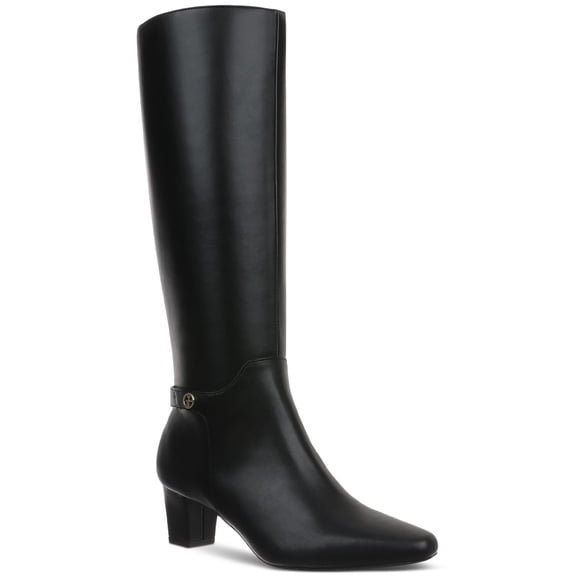Giani Bernini Crissalynne Dress Boots Black Smooth 10.5M