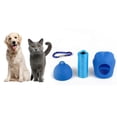 thumbnail image 3 of 5 Pcs Sacs pour Chien Distributeur pour Chien Boîte Sac à Déchets Jetable Bleu, 3 of 8