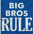 thumbnail image 2 of Big Brothers Rule Oldest Bro Funny Bodysuit Jumper Boys Infant Baby Brisco Brands NB, 2 of 6