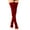 #0889-Red, variant on Women's Stretchable Knitted Leg Warmers Over Knee Long Sock Cover for All Seasons Casual and Cozy Style
