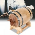 thumbnail image 3 of Mini Barril De Vino Portátil De Roble Para El Hogar, Equipo De Elaboración De Cerveza Para El Hogar, 1L, 3 of 7