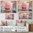 thumbnail image 4 of Designart "Frozen Wonder of a Pink Iceberg" Iceberg Wall Art Living Room, 4 of 5