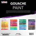 thumbnail image 3 of U.S. Art Supply Professional Juego de 36 colores de pintura Gouache en tubos grandes de 18 ml - Colores ricos y vivos para artistas estudiantes principiantes - Pinturas de retratos en lienzo - Rueda d, 3 of 7