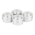 thumbnail image 1 of 4PCS Audio Device Feet Speaker Spikes Stand Feet Pad Foot Silver, 1 of 5