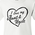 thumbnail image 4 of Inktastic I Love My Aunt and Uncle in Black Chalk Heart Youth T-Shirt, 4 of 5