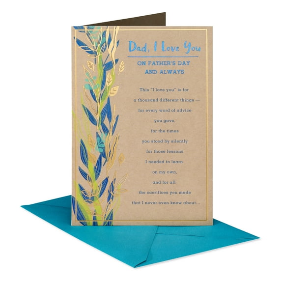 American Greetings Father's Day Card for Dad (Love and Appreciation)
