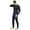 Blue, variant on Gilbin Men's Ultra Soft Thermal Underwear Long Johns Sets 2pc Top and Pants Base Layer Set Thermal Underwear Set for men (black Large)