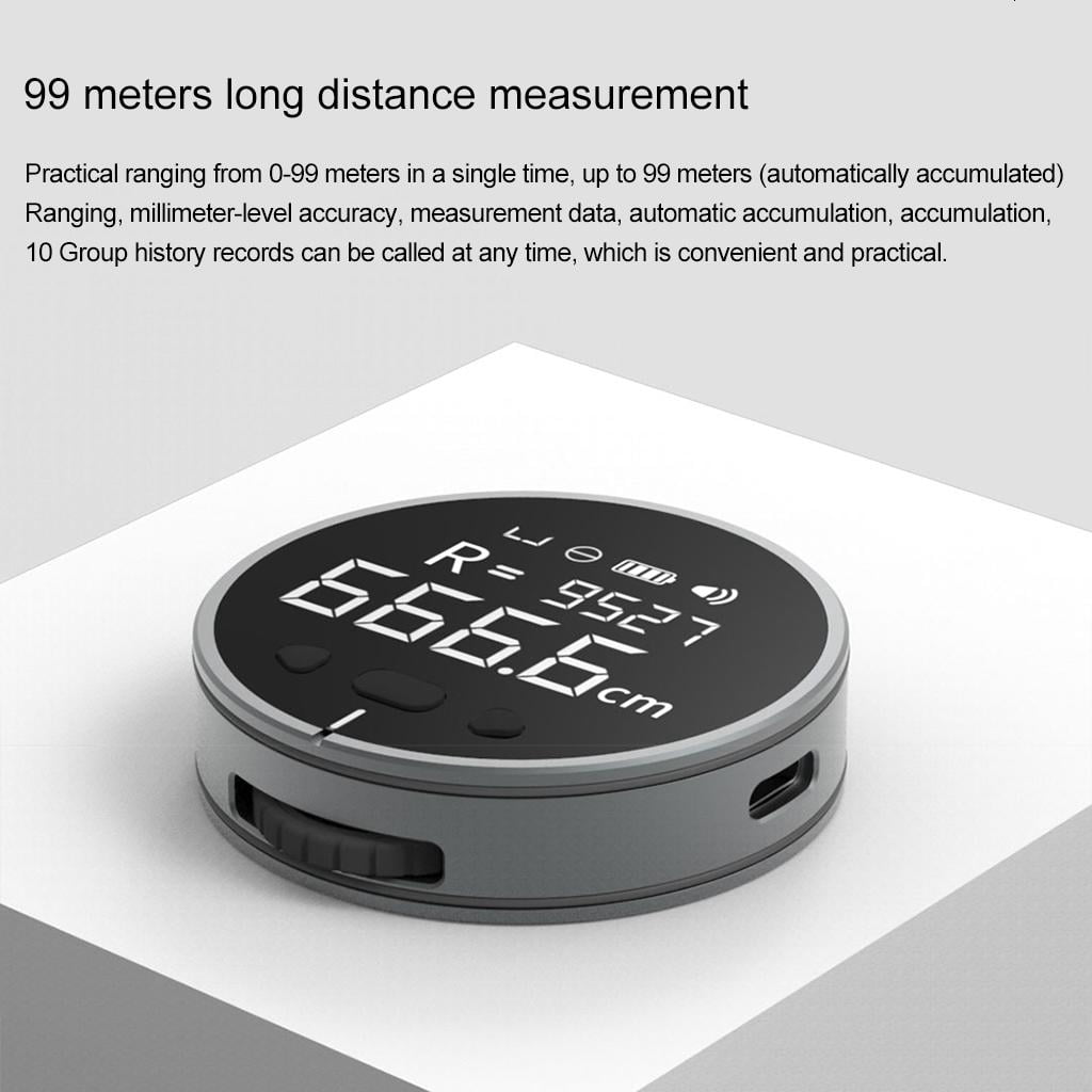 CEORPER 8 in 1 Electronic Digital Tape Measure H-D LCD Display Digital Ruler Type-C Rechargeable High Precision Length Measuring