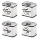 thumbnail image 1 of Frijol hermético 150g latas contenedor frescura preservación café blanco, 1 of 3