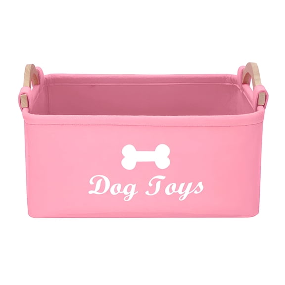 XIBUFE Pet Toy Storage Box,Lightweight Flexible Large Capacity Organizer for Toys