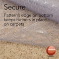 thumbnail image 3 of Resilia Premium Heavy-Duty Floor Runner for Carpet, Clear Mosaic, 27" x 25', 3 of 9