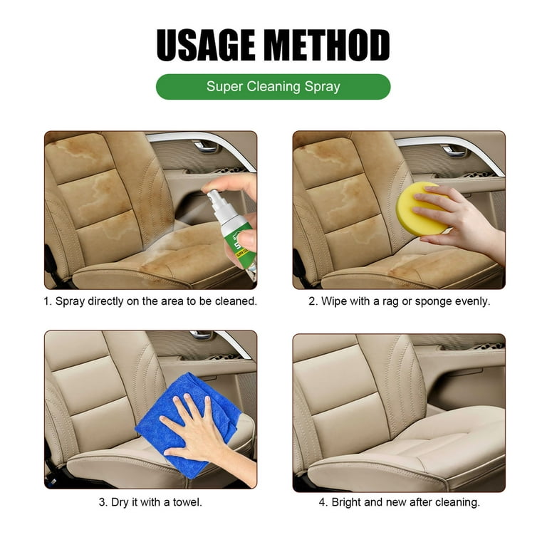 Car Seat Cleaner Leather Car Screen Cleaner For Car Interior 100ml