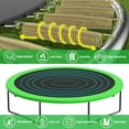 thumbnail image 6 of YORIN Trampoline, 1200LBS 12FT 14FT 15FT 16FT 8FT 10FT Trampoline for 4-5 Adults/ Kids, with Enclosure Net, Swing, Basketball Hoop, Ladder, Outdoor Anti-Rust Heavy Duty Round Recreational Trampoline, 6 of 7