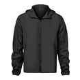 thumbnail image 1 of Lightweight Windbreaker Men Jacket Windproof Outerwear Zip Hiking Work Travel Shirts, 1 of 8