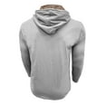 thumbnail image 4 of BLCHUNen Long Sleeve Tops for Men Hooded Drawstring Pullover Button Casual Fall Workout Sports Sweatshirts with Pocket, 4 of 7