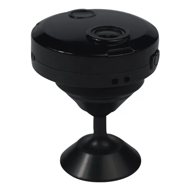 Mini Camara De Seguridad Wifi Hd Recargable Vision Nocturna Color Negro