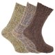 thumbnail image 1 of Calcetines Gruesos de Punto para Hombre (3 Pares) (Marrón), 1 of 2
