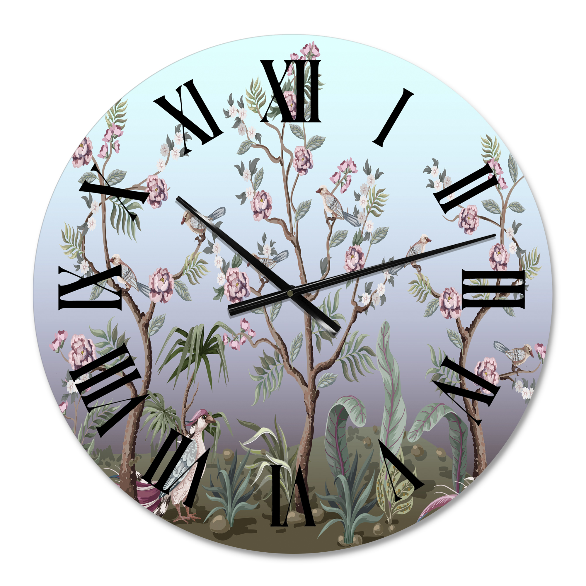 Designart 1 in Quartz Traditional Wall Clock