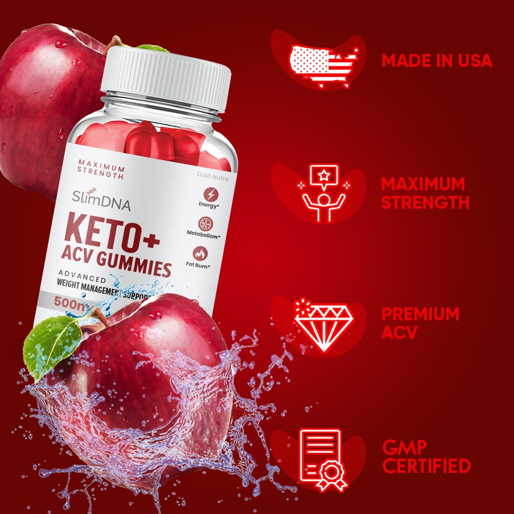 Slim DNA Keto + ACV Gummies (2 Pack)