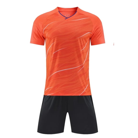 NAISIBABY Boys Outfit Sets, Quick Dry Breathable T-Shirt & Shorts Activewear Summer Athletic Clothes 2-Piece Orange Size 12