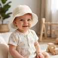 thumbnail image 5 of PureCasa Baby Sun Hat Sun Protection Hats for 0-3 Years Baby Toddler Bucket Hat with Wide Brim Beach Hats for Boys Girls, 5 of 7