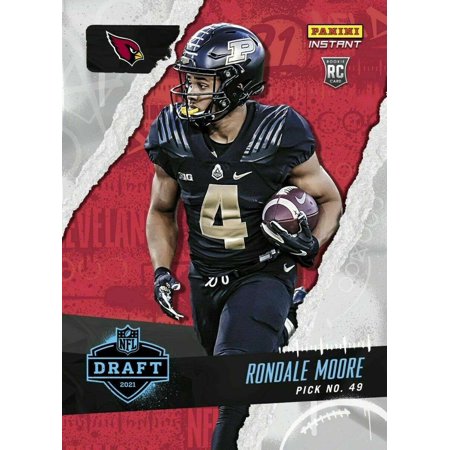 NFL 2021 Instant Football Draft Night Rondale Moore Trading Card