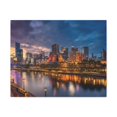 thumbnail image 4 of Melbourne Night Skyline Canvas Artwork Breathtaking Stunning Cityscape for Home Decor Ready to Hang, 4 of 18