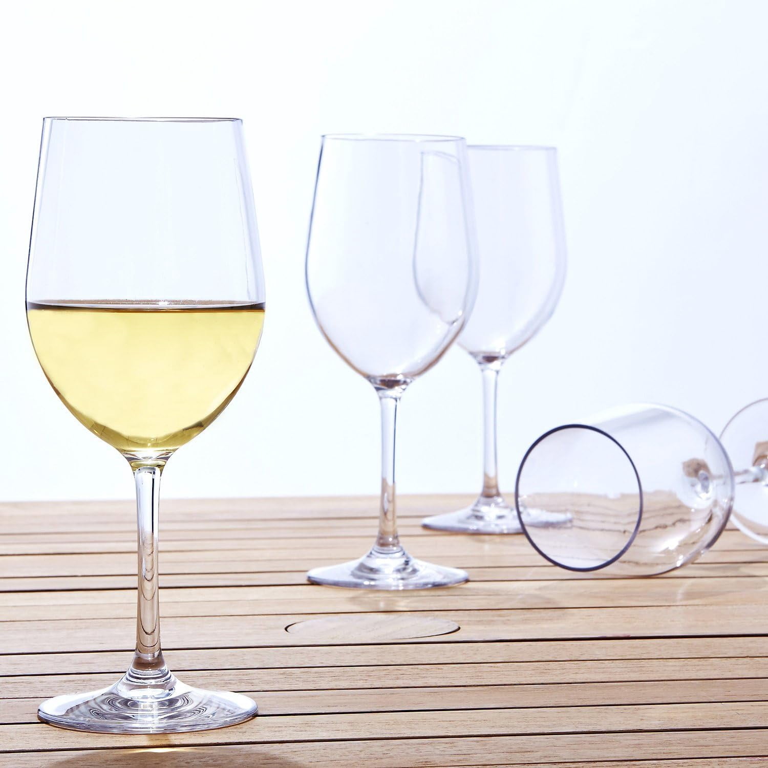 Tritan Wine glass 12 oz. - 2.5" dia. X 8" H. Set of 4