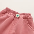 thumbnail image 3 of LYMAYTER Infant Jogger Pant Girls Elastic Waist Thickened Sweat Pants Baby Fall Winter Fleece Trousers for 6 Months-4 Years, 3 of 9