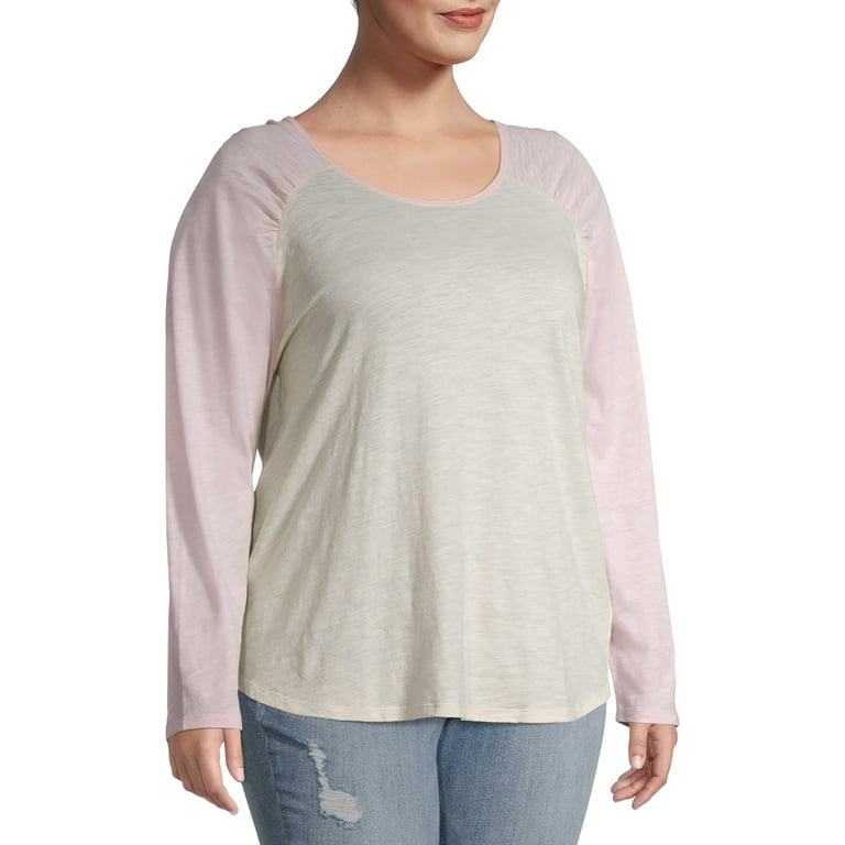 terra & sky women's plus baseball tee