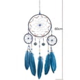 thumbnail image 1 of Atrapasueños Creativo De 3 Anillos Hecho A Mano Con Borlas De Plumas, Decoración Colgante De Pared, Atrapasueños Para El Hogar, Dormitorio, Coche, Adornos, Regalo De Cumpleaños sonducket HA023908-00, 1 of 7