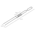 thumbnail image 2 of Paquete de 6 brochetas para kebab, brochetas de acero inoxidable para parrilla, brochetas planas para carne con deslizadores, brochetas de metal reutilizables para parrilla para carne, verduras,, 2 of 4