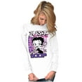 thumbnail image 4 of Kanji Style Cartoon Just Say Boop Women's Long Sleeve T Shirt Brisco Brands M, 4 of 6