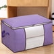 thumbnail image 4 of Contenedores de Almacenamiento con Tapa, Resistentes y con Asas Reforzadas, Bolsas Extra Grandes para Ropa, Bolso de Mano con Doble Cremallera para Ahorrar Espacio En Viajes., 4 of 6