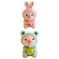 thumbnail image 1 of 2x Juguetes de Peluche Macarena Conejo+Rana Muñeca Linda, 1 of 8
