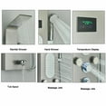 thumbnail image 4 of Senlesen LED Shower Panel Bath Tower System Rainfall Head Massage Body Jets Stainless steel, 4 of 7
