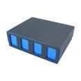 thumbnail image 1 of S SERENABLE Card Deck Box Baseball Card TCG for 2400+ Cards Trading Cards Case Deck Case Black Blue, 1 of 9