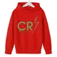 thumbnail image 2 of Sudadera con capucha de moda CALIENTE 2024 para niños, fanático del fútbol, CR7, camiseta de entrenamiento de fútbol de primavera y otoño para niños, jersey casual cepillado, 2 of 5