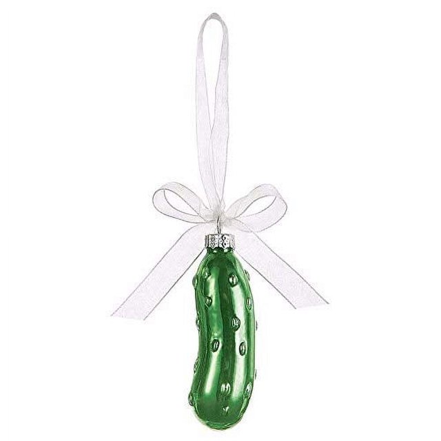 Adorno de pepinillos Ganz The Christmas verde