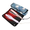 thumbnail image 3 of Hair Tool Organizer Bag with Heat Resistant Mat Removable Travel Storage Case for Hot Air Brushes Curling Irons Blue Seagull, 3 of 8