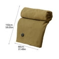 thumbnail image 4 of USB Heated Blanket for Car Camping Outdoor Use Portable Warming Throw Soft Washable Cozy Body Cover, 4 of 9