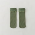 thumbnail image 4 of Toddler Socks - Kids Thermal Socks Fleece-Lined Winter Warmth Soft Velvet Design For Cold Weather - Kids Socks,Color:Army Green,Size:1-10 Years, 4 of 4
