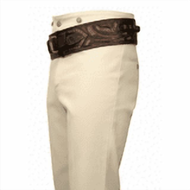 TJAYZ Western Drop Loop Leather Gun Belt and Holster, Right Hand, 38 357 Caliber, BROWN 34"