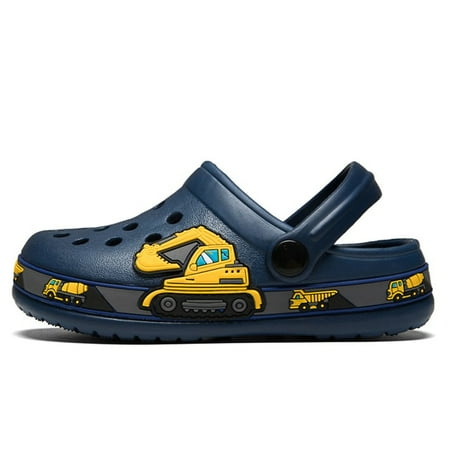 

Child Sandals Anti Skid Slipper Summer Hole Shoes Rubber Kids Unicorn Dinosaur Garden Shoes Beach Flat Sandals Slippers