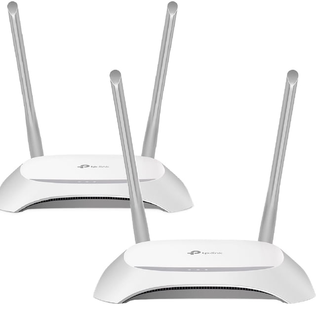 Kit 2 Router Inalambrico TP-LINK TL-WR840N V5 N300 2 Antenas 5 dBi TP-Link KIT2TL-WR840N
